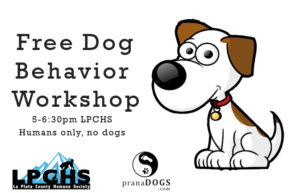 free dog behavior workshop